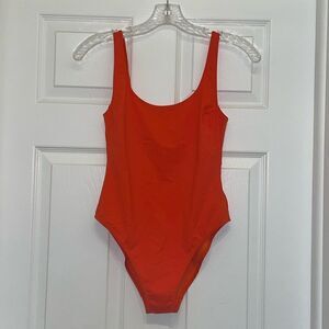 MC2 Saint Barth Bright Orange One Piece Swimsuit